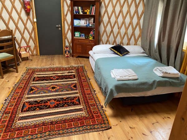 מיטה של צימר בבית לחם הגלילית